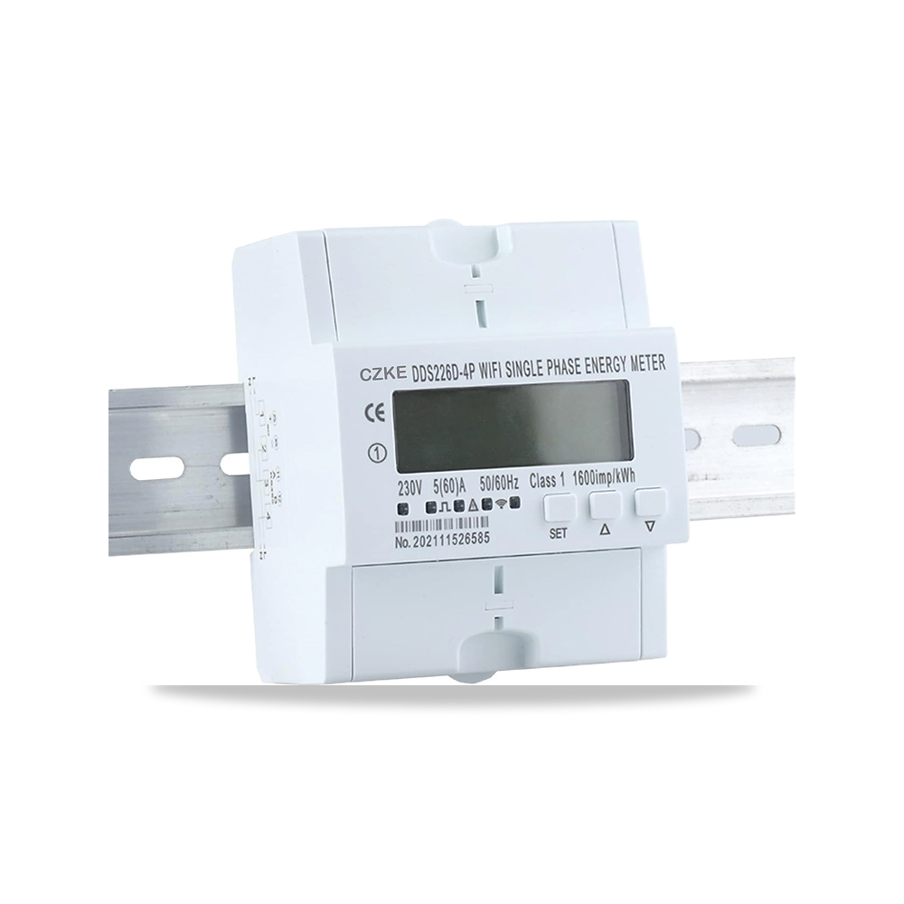صورة منتج عداد طاقة ذكي من كيه فاوس DDS226D-4P يعمل بالواي فاي أحادي الطور مع حماية من التيار الكهربائي 60 امبير - كود الصنف reemco-2027-1657758 - ماركة يباع من خلال reemco - توريد وتصوير حصري لشركة ريمكو القابضة السعودية