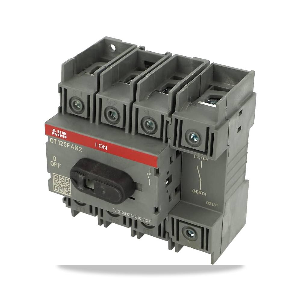 صورة منتج OT125F4N2 – 1SCA105051R1001 – OT125F4N2 – موصل مفتاح ABB 4 أقطاب، تشغيل امامي، مثبت على القاعدة، اطراف مشبك - كود الصنف reemco-2027-1657915 - ماركة يباع من خلال reemco - توريد وتصوير حصري لشركة ريمكو القابضة السعودية