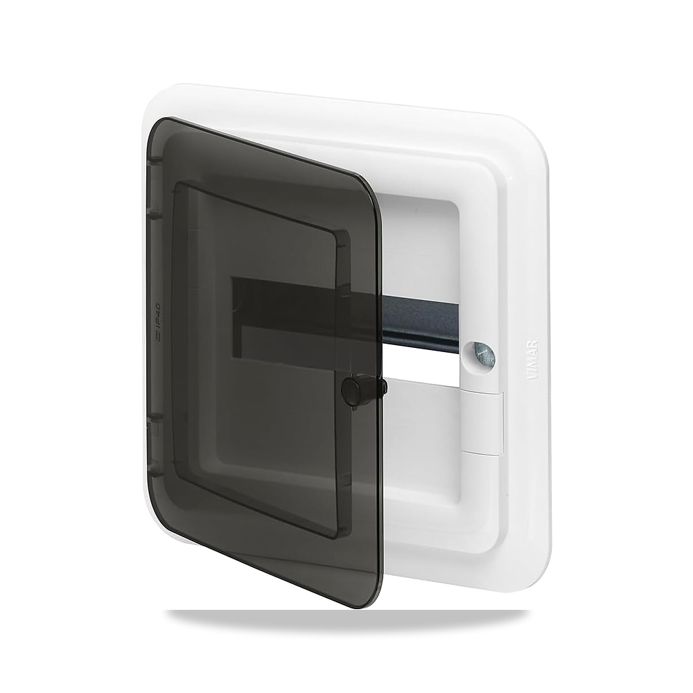 صورة منتج فيمار لوحة مفاتيح جمالية 0TV53108 IP40، 8 وحدات، قضيب DIN (60715 TH35)، فتحة دخانية، كاملة مع صندوق مدمج، دخاني - كود الصنف reemco-2027-1657992 - ماركة يباع من خلال reemco - توريد وتصوير حصري لشركة ريمكو القابضة السعودية
