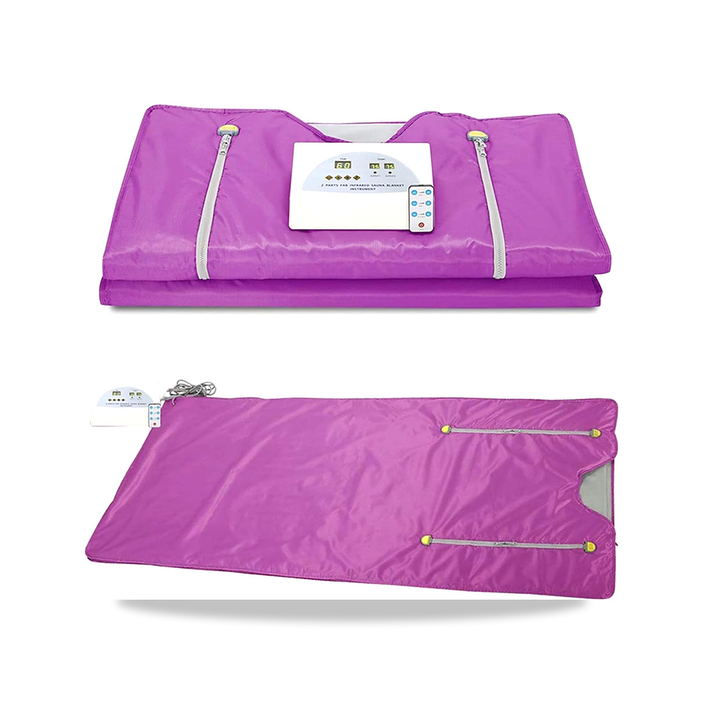 صورة منتج بطانية ساونا بخار لتنحيف الجسم بلون ارجواني من كينونو، تعمل بمنطقتين للتحكم في السموم، اداة تجميل مضادة للشيخوخة - كود الصنف reemco-2027-1673162 - ماركة يباع من خلال reemco - توريد وتصوير حصري لشركة ريمكو القابضة السعودية