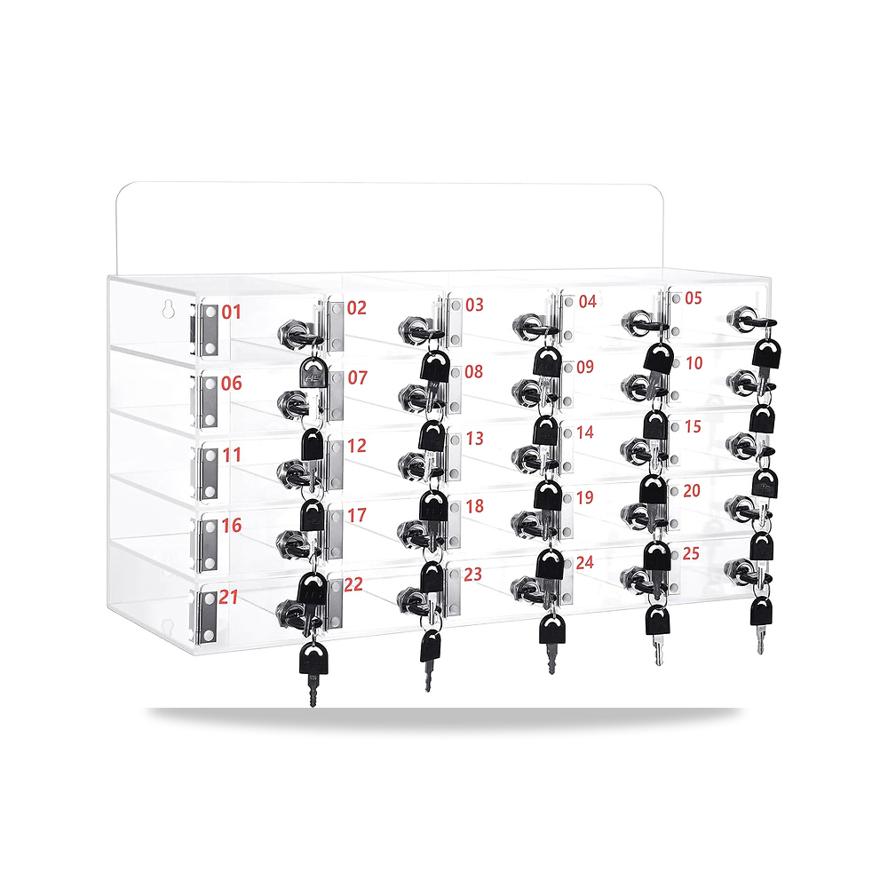 صورة منتج خزانة ووحدة تخزين حامل قفل أمان – نوع الخامة Acrylic – اللون شفاف - كود الصنف reemco-2027-1684146 - ماركة يباع من خلال reemco - توريد وتصوير حصري لشركة ريمكو القابضة السعودية