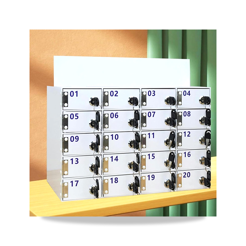 صورة منتج صندوق خزانة اكريليك يثبت على الحائط 80 فتحة لتخزين الجوال بشكل امن – ودائع امنة للجوال للمدارس والمكاتب - كود الصنف reemco-2027-1687268 - ماركة يباع من خلال reemco - توريد وتصوير حصري لشركة ريمكو القابضة السعودية