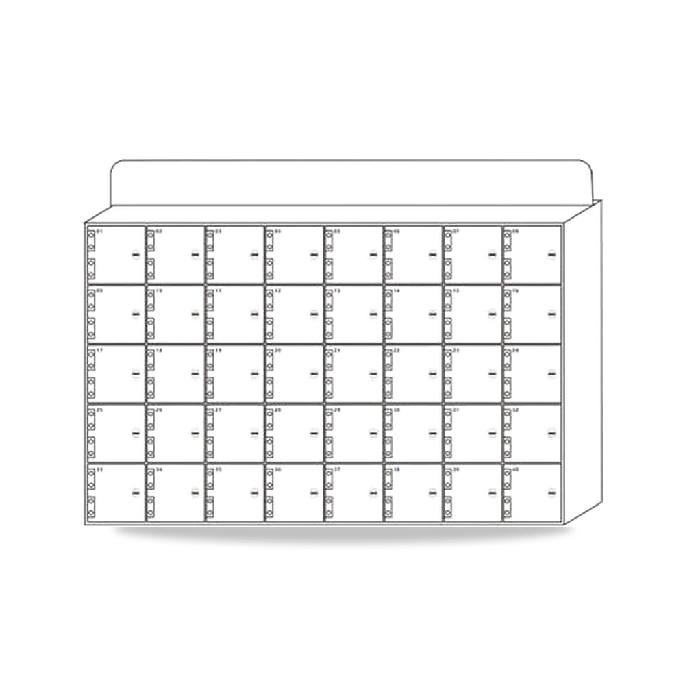 صورة منتج صندوق خزانة هاتف مكون من 60 فتحة – تخزين امن للهواتف والتابلت في المكاتب والمدارس والمناسبات – حل امن لمكان - كود الصنف reemco-2027-1688380 - ماركة يباع من خلال reemco - توريد وتصوير حصري لشركة ريمكو القابضة السعودية