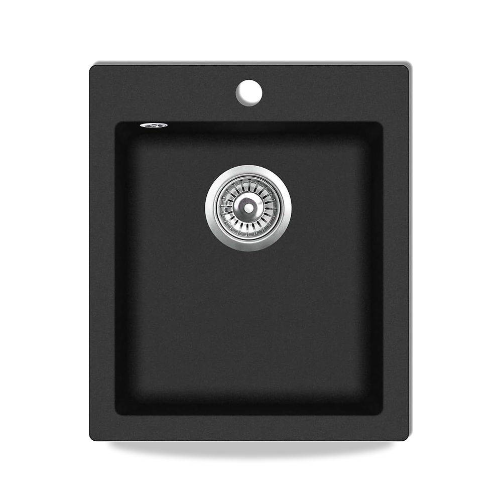 صورة منتج مغاسل ادوات السباكة وادوات السباكة، المطبخ متعددة الاستخدامات، حوض مطبخ مفرد، جرانيت اسود - كود الصنف reemco-2027-1698256 - ماركة يباع من خلال reemco - توريد وتصوير حصري لشركة ريمكو القابضة السعودية