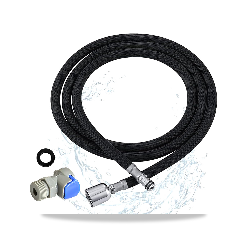صورة منتج خرطوم بديل لصنبور المطبخ الاسود M15 × 1 ملم × G1/2، صنبور قابل للسحب لاسفل لحوض مع توصيل سريع، نايلون 59 انش - كود الصنف reemco-2027-1699157 - ماركة يباع من خلال reemco - توريد وتصوير حصري لشركة ريمكو القابضة السعودية