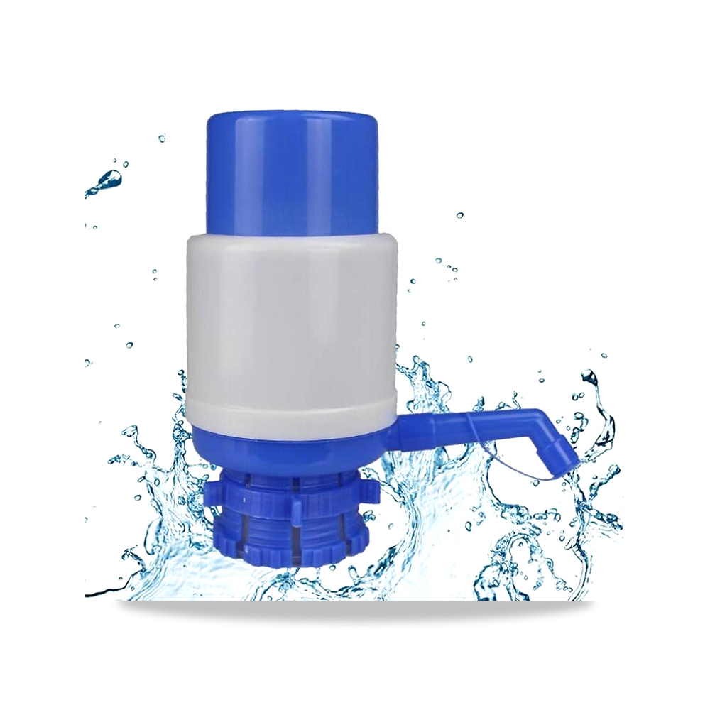 صورة منتج مضخة مياه يدوية زرقاء تعمل بالضغط، لاستخراج الشرب، مع انبوب قصير اضافي وغطاء يناسب معظم مبردات المياه، 2-6 جالون - كود الصنف reemco-2027-1699397 - ماركة يباع من خلال reemco - توريد وتصوير حصري لشركة ريمكو القابضة السعودية