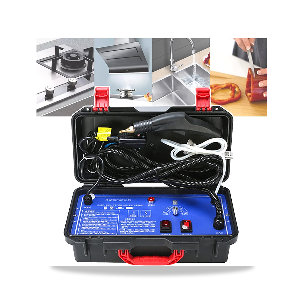 صورة منتج منظف بخار محمول باليد بقدرة 3000 واط، عالي الضغط بدرجة حرارة عالية مع رؤوس فرشاة 3.5 بار، الة تنظيف بالبخار - كود الصنف reemco-2027-1700136 - ماركة يباع من خلال reemco - توريد وتصوير حصري لشركة ريمكو القابضة السعودية
