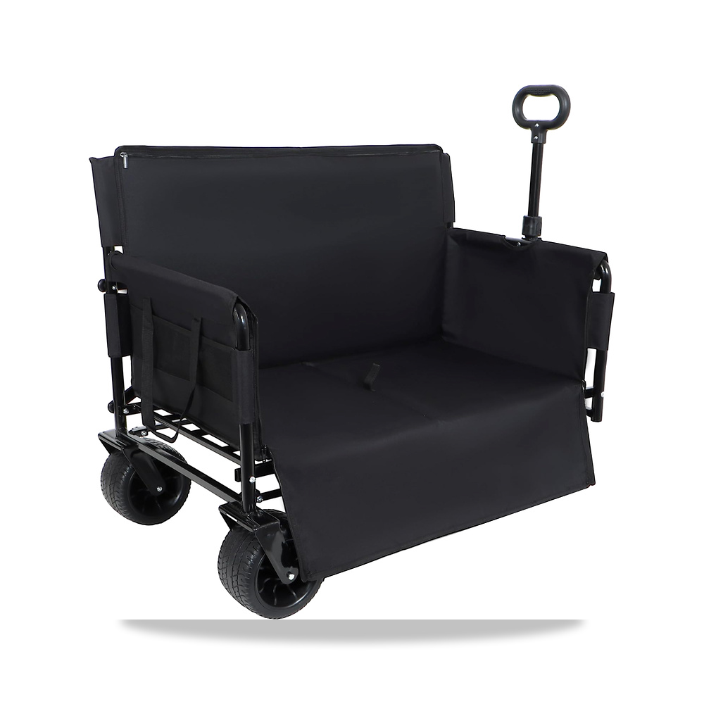 صورة منتج عربة ثقيلة قابلة للطي 3 في 1 مع مقعد 500 باوند، عجلات لجميع التضاريس للتخييم والشاطئ والرياضة والحديقة - كود الصنف reemco-2027-1738568 - ماركة يباع من خلال reemco - توريد وتصوير حصري لشركة ريمكو القابضة السعودية