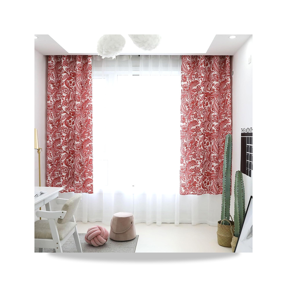 صورة منتج مسمار ومثبت ميكانيكي أحمر 214 سم ايه ام دي اكس دي – المادة Cotton polyester – المقاس 132x214CM x 2PCS - كود الصنف reemco-2027-1747709 - ماركة يباع من خلال reemco - توريد وتصوير حصري لشركة ريمكو القابضة السعودية