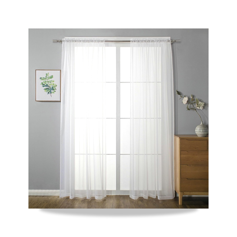 صورة منتج مسمار ومثبت ميكانيكي أبيض شفاف 137 سم ايه ام دي اكس دي – المادة Polyester – المقاس 132X137CM x 2PCS - كود الصنف reemco-2027-1747882 - ماركة يباع من خلال reemco - توريد وتصوير حصري لشركة ريمكو القابضة السعودية