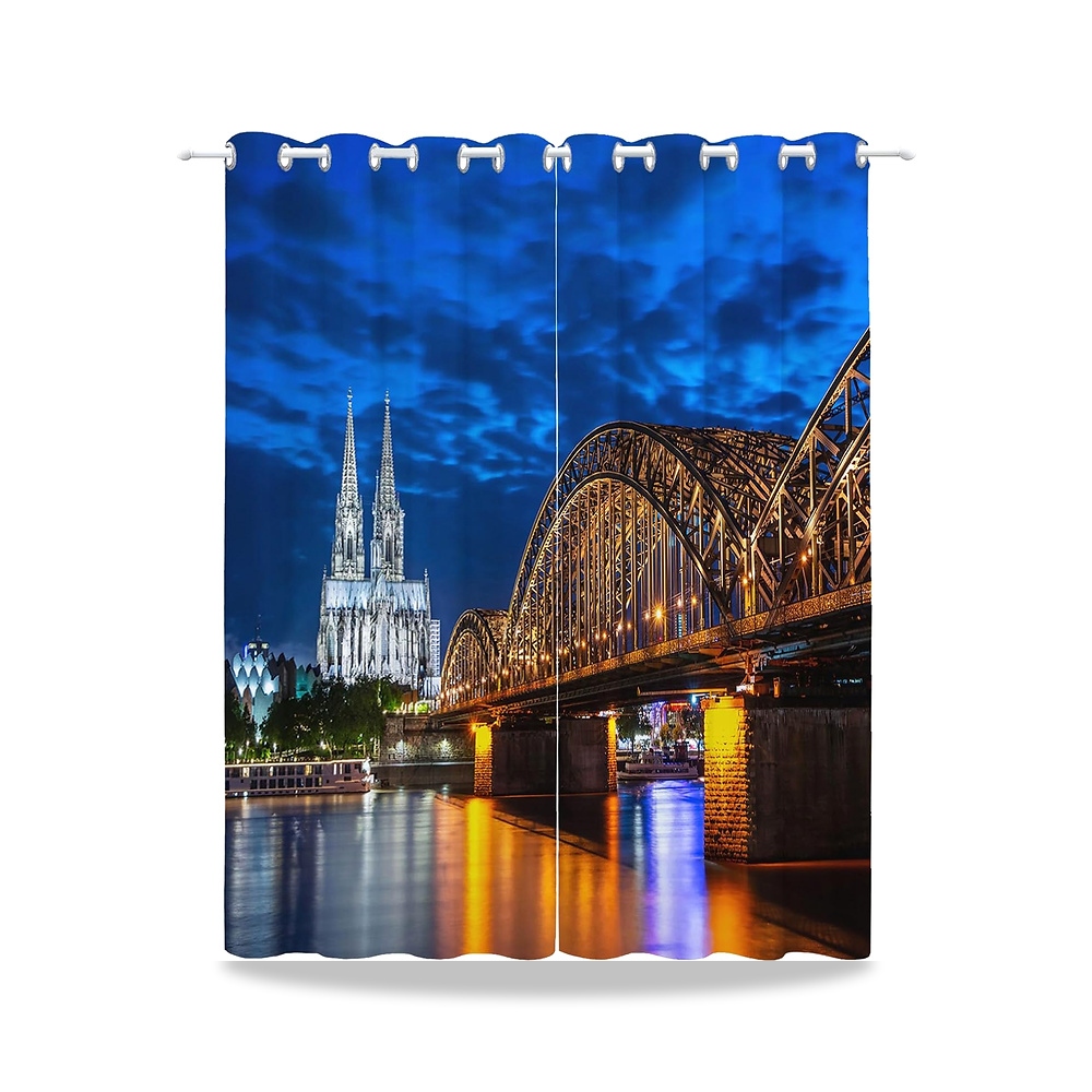 صورة منتج مسمار ومثبت ميكانيكي مقاوم للغبار 214 سم Srigzcaly – اللون View of the Cologne Cathedral – المادة Microfiber Polyester - كود الصنف reemco-2027-1748225 - ماركة يباع من خلال reemco - توريد وتصوير حصري لشركة ريمكو القابضة السعودية