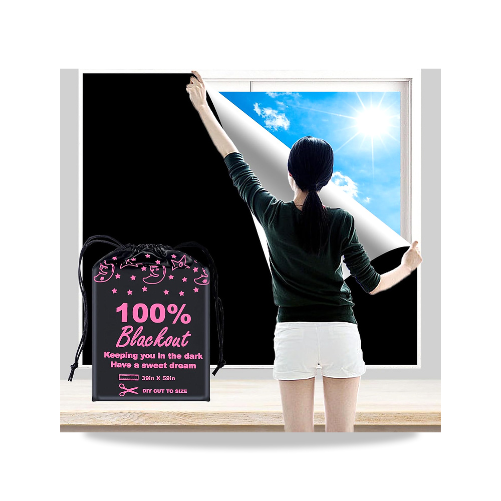 صورة منتج ستائر تعتيم 100% للنافذة [قصها بنفسك لاي حجم او شكل] [عروات بخطاف وحلقة] [حقائب محمولة للسفر] [حجب الضوء - كود الصنف reemco-2027-1748420 - ماركة يباع من خلال reemco - توريد وتصوير حصري لشركة ريمكو القابضة السعودية