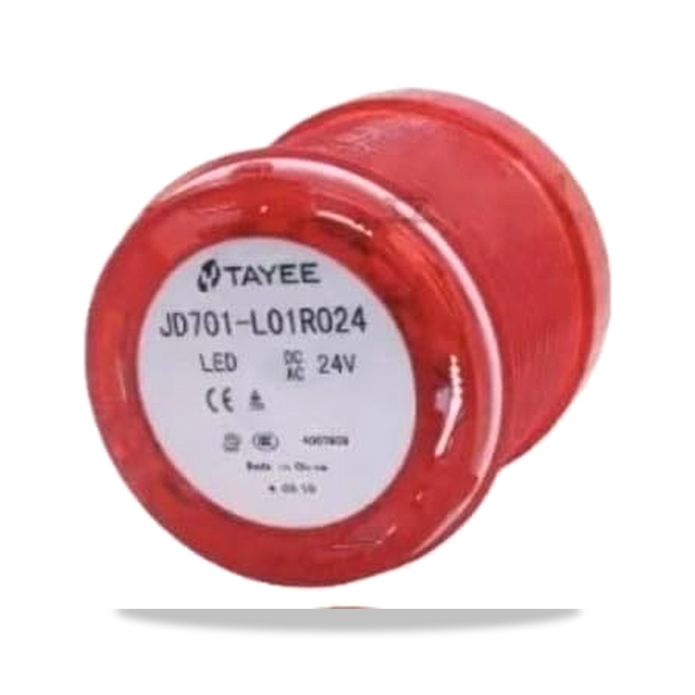 صورة منتج مصباح انذار 24 فولت تيار متردد/مستمر من تايي JD701-L01R024، احمر - كود الصنف reemco-2027-1751607 - ماركة يباع من خلال reemco - توريد وتصوير حصري لشركة ريمكو القابضة السعودية