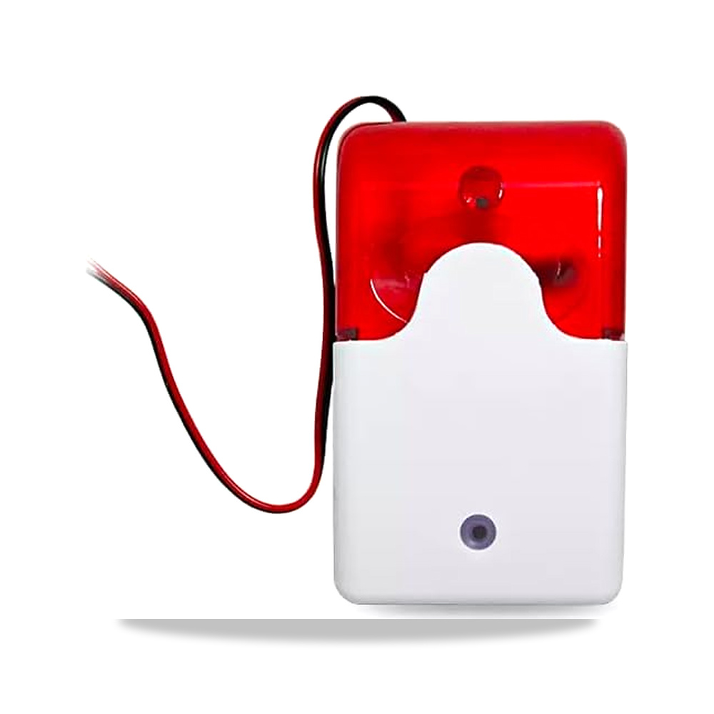 صورة منتج ايلايت تيك صفارة انذار خارجية للصوت والضوء، كيبل 6.6 قدم، متوافق مع جهاز DR-230، احمر وابيض - كود الصنف reemco-2027-1751827 - ماركة يباع من خلال reemco - توريد وتصوير حصري لشركة ريمكو القابضة السعودية