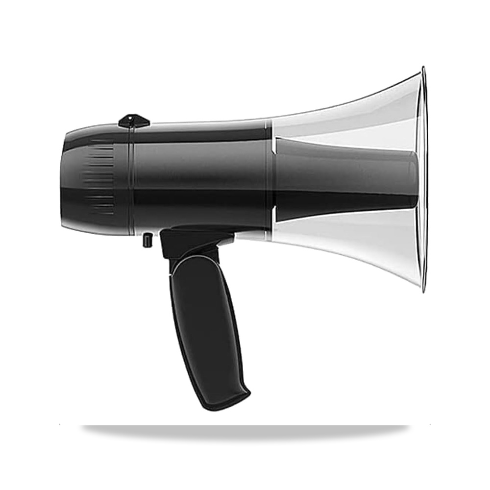 صورة منتج مكبر صوت بولهورن صوت يدوي قابل للتعديل حجم USB صوت محمول مع صفارة انذار مدمجة للحكم الخارجي صوت - كود الصنف reemco-2027-1752312 - ماركة يباع من خلال reemco - توريد وتصوير حصري لشركة ريمكو القابضة السعودية