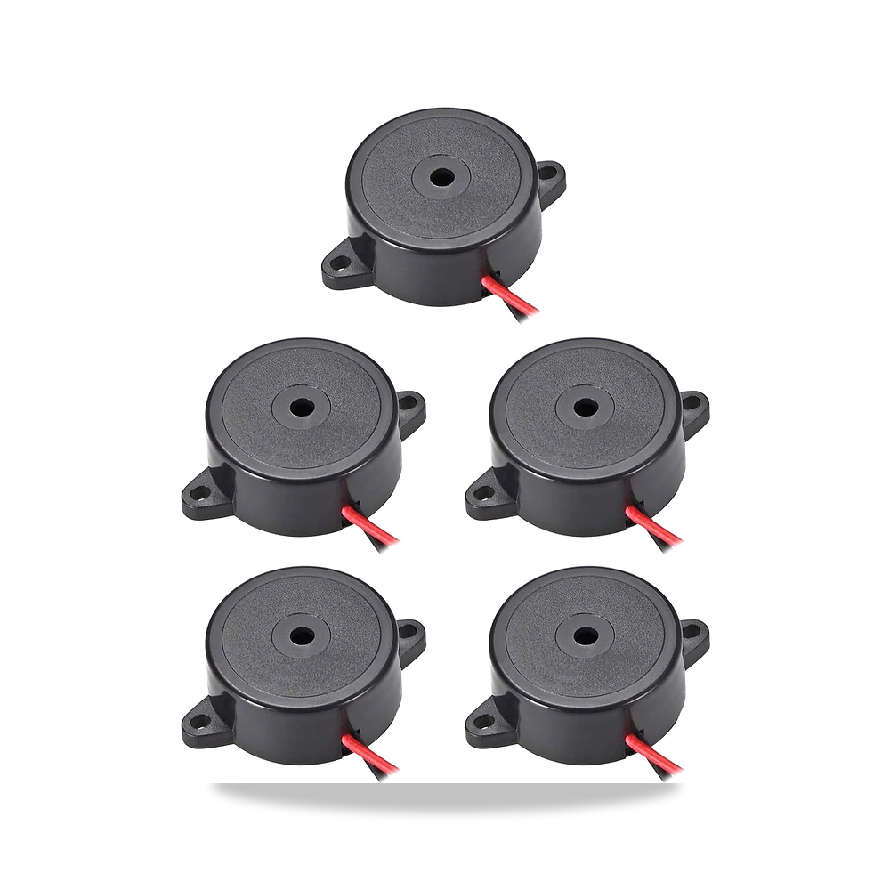 صورة منتج uxcell 5 قطع DC 3-24V نشط الإلكترونية الطنان التنبيه بمكبر صوت مستمر مع فتحة 2.8 مم - كود الصنف reemco-2027-1753830 - ماركة يباع من خلال reemco - توريد وتصوير حصري لشركة ريمكو القابضة السعودية