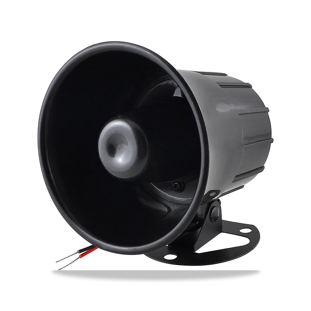 صورة منتج uxcell DC 12V 15W منبه أمان السيارة جرس صفارة إنذار أسود - كود الصنف reemco-2027-1753998 - ماركة يباع من خلال reemco - توريد وتصوير حصري لشركة ريمكو القابضة السعودية