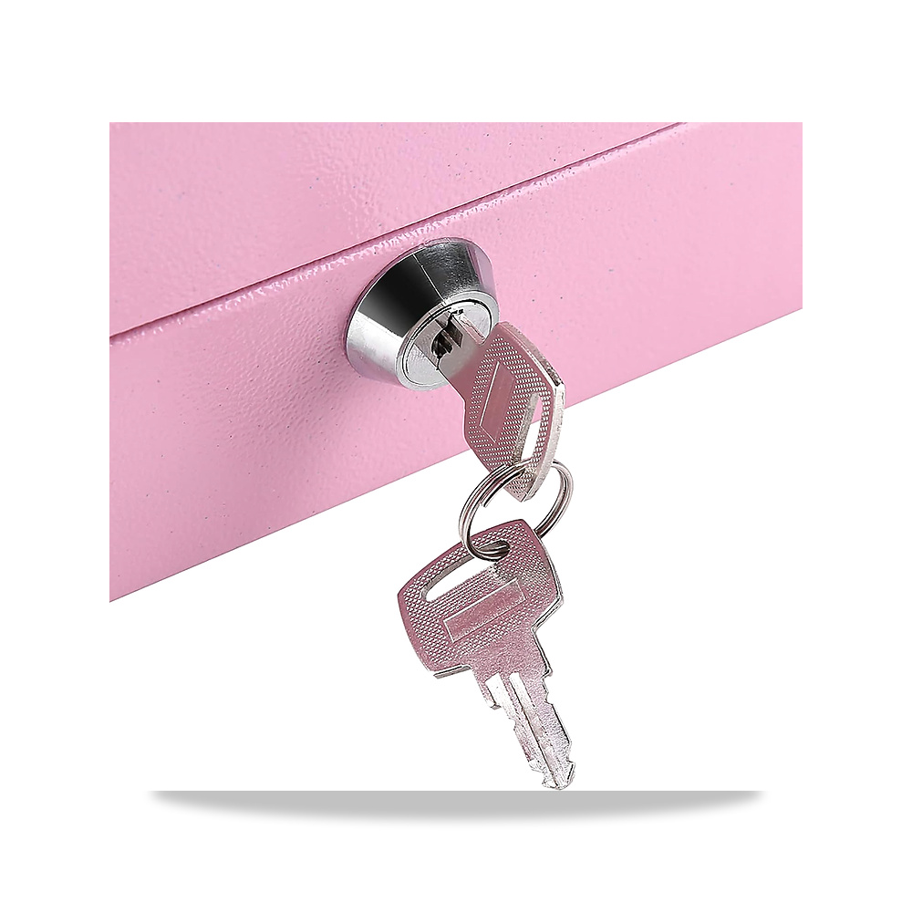 صورة منتج قفل وتجهيز أمان خزنة أمان Eacam – 16العمق x 12العرض x 8الارتفاع سم – اللون Pink Small - كود الصنف reemco-2027-1754310 - ماركة يباع من خلال reemco - توريد وتصوير حصري لشركة ريمكو القابضة السعودية