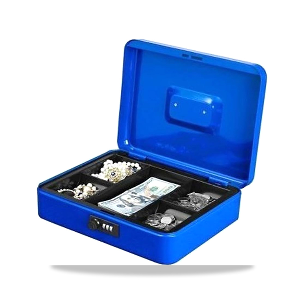 صورة منتج خزنة امنة من الستيل مقاس 300 ملم × 240 ملم × 90 ملم بقفل محمي بكلمة مرور للوثائق والنقود والاشياء الثمينة - كود الصنف reemco-2027-1754508 - ماركة يباع من خلال reemco - توريد وتصوير حصري لشركة ريمكو القابضة السعودية