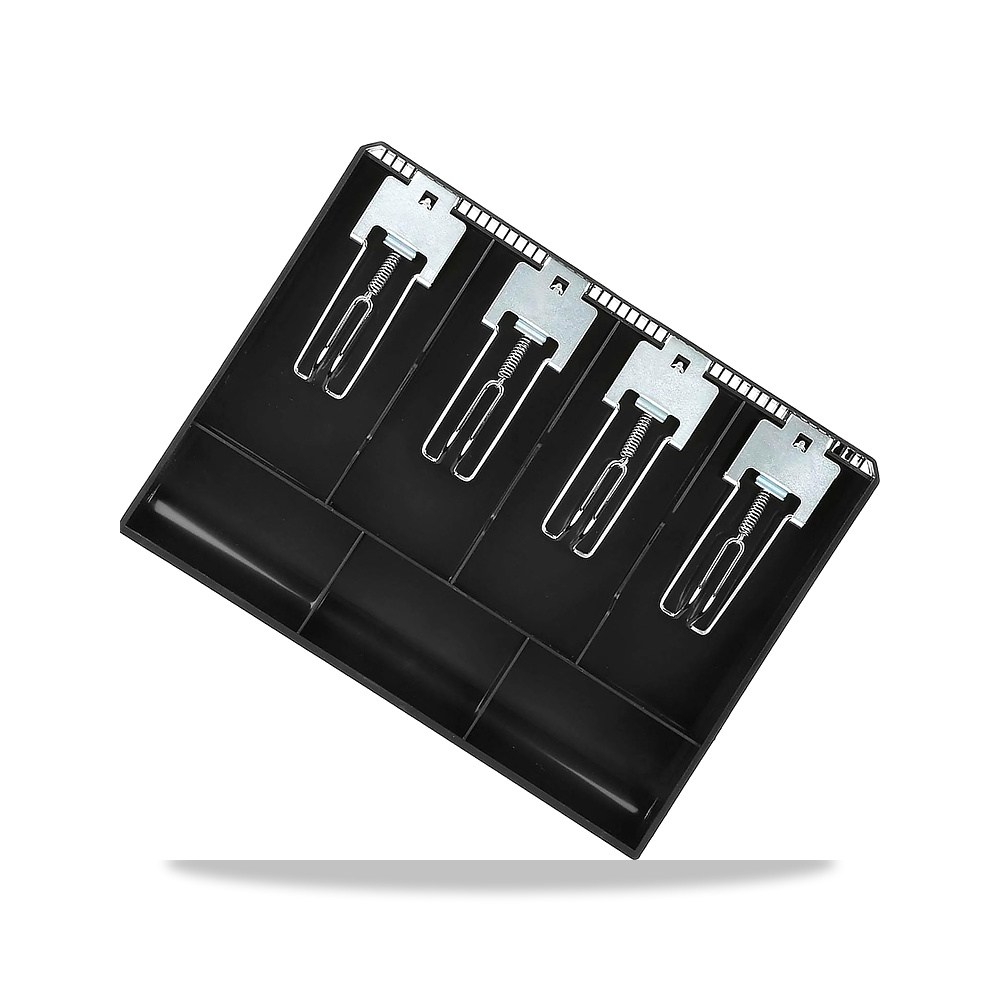 صورة منتج صندوق كاشير، صينية ادراج لتسجيل النقود، بديلة للصراف اربعة صناديق مع مشبك معدني / حامل للسوبر ماركت والمتجر - كود الصنف reemco-2027-1754765 - ماركة يباع من خلال reemco - توريد وتصوير حصري لشركة ريمكو القابضة السعودية
