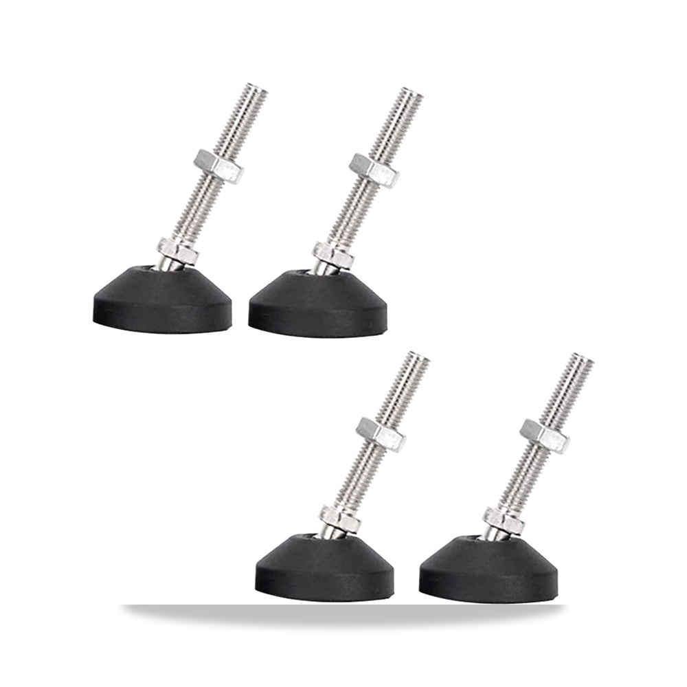 صورة منتج 4 قطع من اقدام التسوية الدوارة M8/M10/M12، 50/80/100 ملم، مستويات اثاث قابلة للتعديل شديدة التحمل للاثاث – موديل 3093 - كود الصنف reemco-2027-1758111 - ماركة يباع من خلال reemco - توريد وتصوير حصري لشركة ريمكو القابضة السعودية