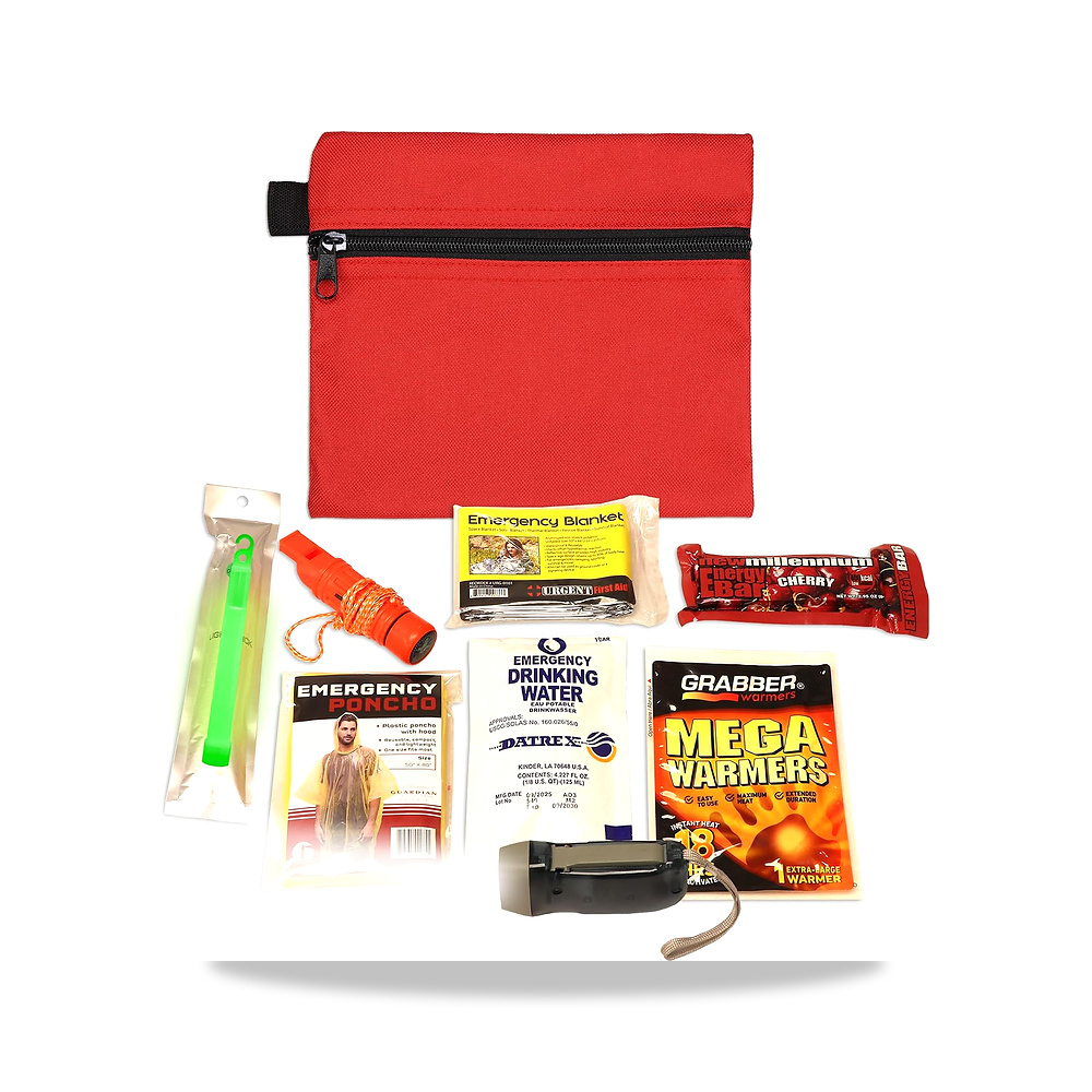 صورة منتج مجموعة طوارئ صغيرة الحجم للاطفال تدوم 72 ساعة، شنطة سفر Guardian Survival Gear – المادة Polyester – 10,2 x 15,2 x 17,8 سم - كود الصنف reemco-2027-1762317 - ماركة يباع من خلال reemco - توريد وتصوير حصري لشركة ريمكو القابضة السعودية