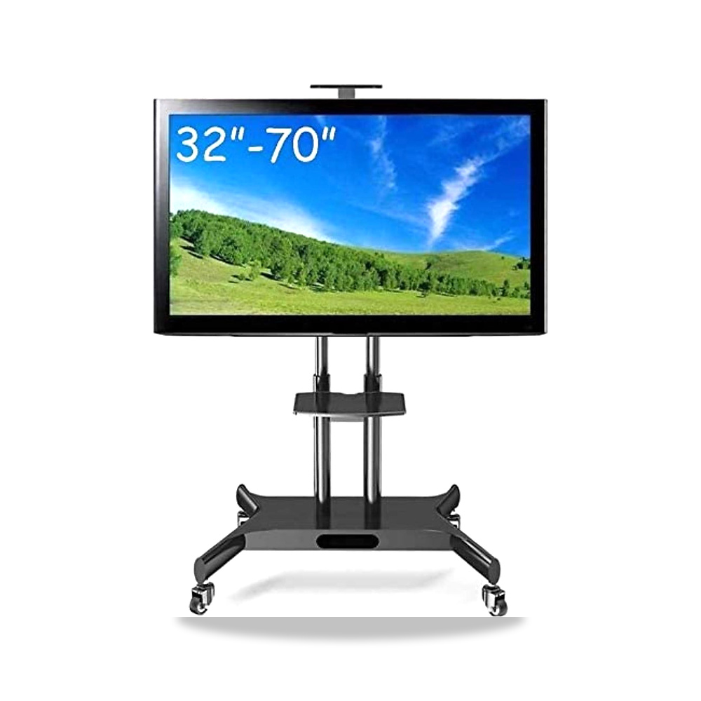 صورة منتج حامل تلفزيون عالمي لسطح الطاولة من هوم، عربة دوارة لشاشة LED LCD مسطحة مقاس 32 الى 70 بوصة، دوار للمستشفيات - كود الصنف reemco-2027-1764929 - ماركة يباع من خلال reemco - توريد وتصوير حصري لشركة ريمكو القابضة السعودية