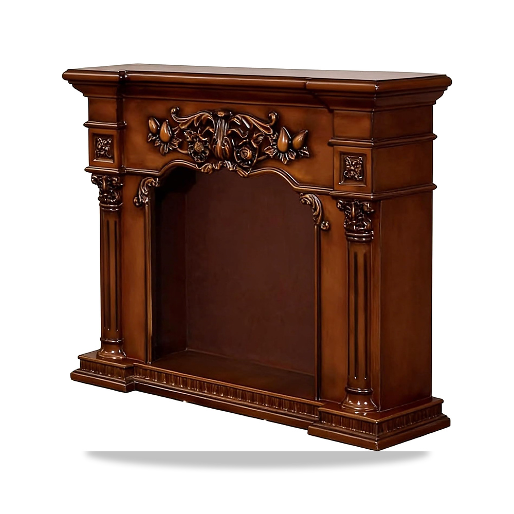 صورة منتج الموقد المحيطي Ornate Carved Fireplace Mantel Handcrafted Decorative Surround(أبيض,واسطة) - كود الصنف reemco-2027-1770940 - ماركة يباع من خلال reemco - توريد وتصوير حصري لشركة ريمكو القابضة السعودية