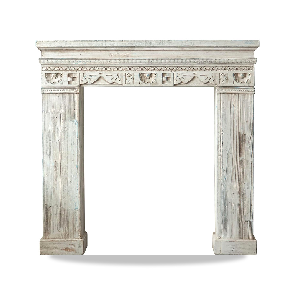 صورة منتج الموقد المحيطي French Fireplace Frame Decoration Surround Cabinet Indoor Solid Wood Retro Art Villa - كود الصنف reemco-2027-1771025 - ماركة يباع من خلال reemco - توريد وتصوير حصري لشركة ريمكو القابضة السعودية
