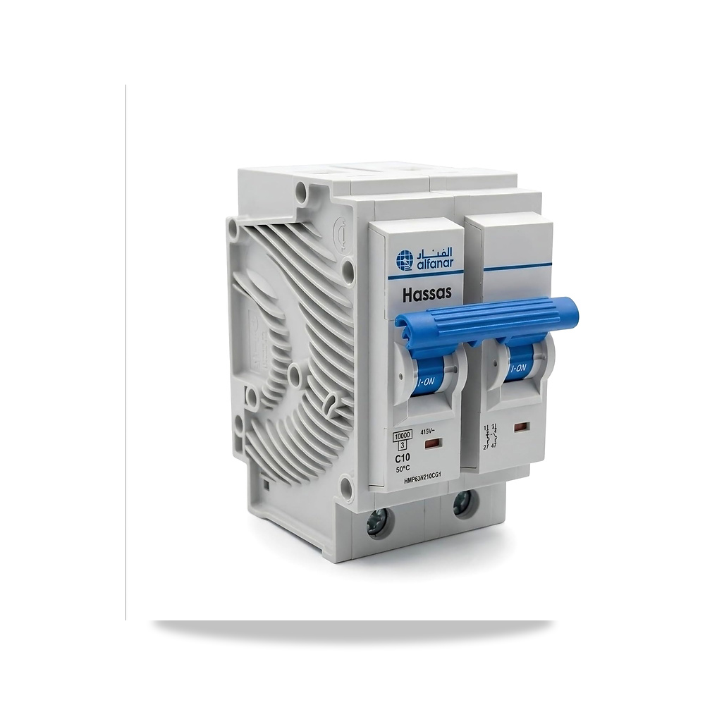 صورة منتج قاطع دائري حساس ثنائي القطب C10، 240/415 فولت الفنار Alfanar Hassas - كود الصنف reemco-2027-1774002 - ماركة يباع من خلال reemco - توريد وتصوير حصري لشركة ريمكو القابضة السعودية