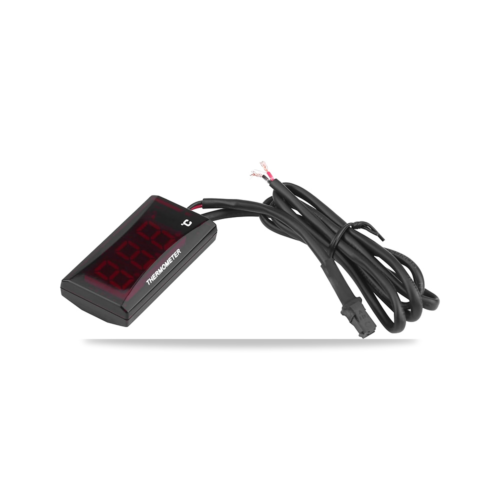 صورة منتج دوماري ميزان حرارة رقمي عالمي للدراجات النارية، مقياس تحذير باضاءة LED خلفية، 0-120 درجة مئوية - كود الصنف reemco-2027-1776751 - ماركة يباع من خلال reemco - توريد وتصوير حصري لشركة ريمكو القابضة السعودية