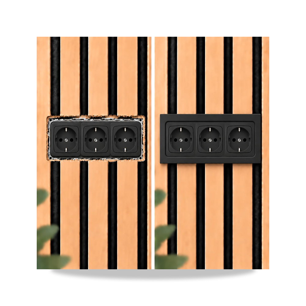 صورة منتج ألواح صوف صخري للعزل الصوتي وامتصاص الضوضاء (Acoustic Panel) أسود بلاستيك 3 خط/قطب Generisch - كود الصنف reemco-2027-1777168 - ماركة يباع من خلال reemco - توريد وتصوير حصري لشركة ريمكو القابضة السعودية
