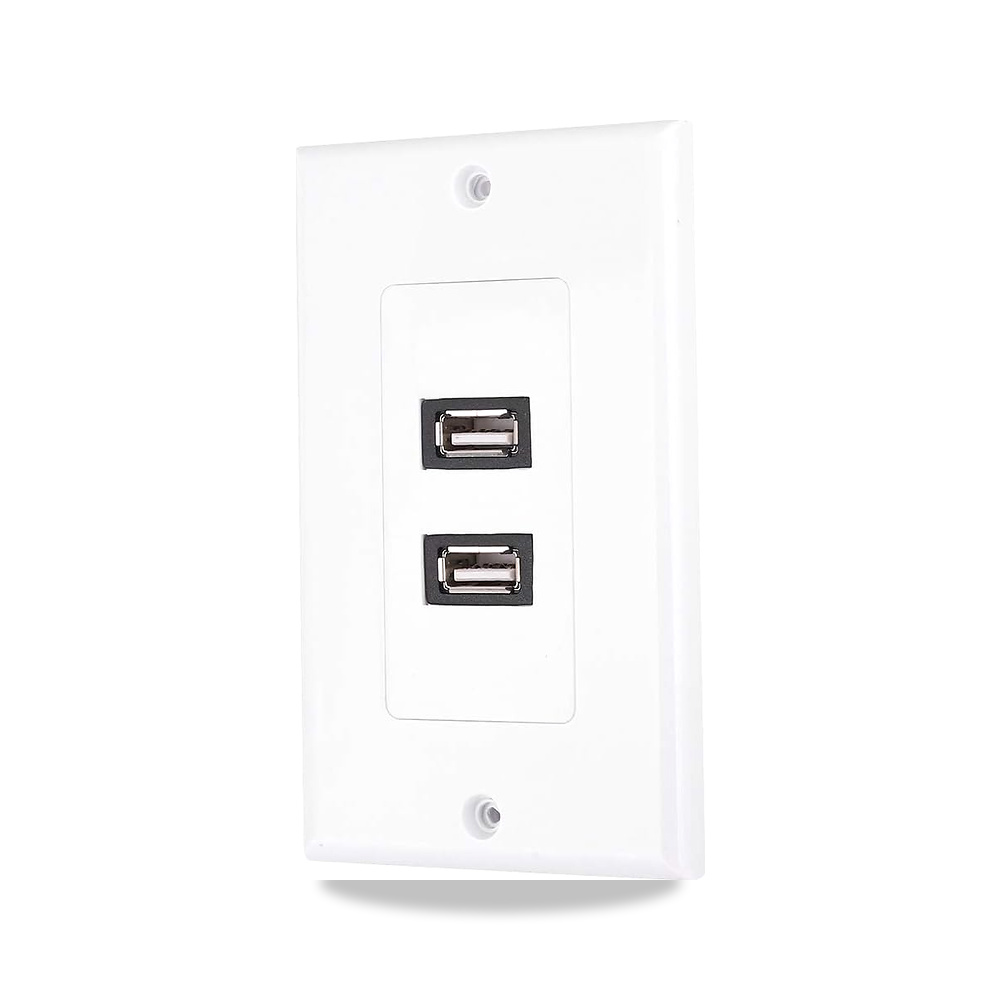 صورة منتج مارهينشوس لوحة حائط مزدوجة المنافذ USB2.0 مضادة للصدمات للفندق والمنزل والمكتب – اللون #911 – 31العرض x 20الارتفاع ملي متر - كود الصنف reemco-2027-1777876 - ماركة يباع من خلال reemco - توريد وتصوير حصري لشركة ريمكو القابضة السعودية
