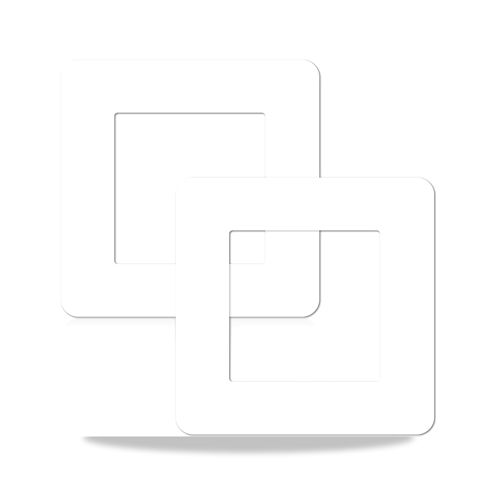 صورة منتج لوحات غطاء لمفتاح الاضاءة (2، ابيض) OnrySxn – 50 x 50 x 5 ملي متر – المادة أكريليك - كود الصنف reemco-2027-1779237 - ماركة يباع من خلال reemco - توريد وتصوير حصري لشركة ريمكو القابضة السعودية