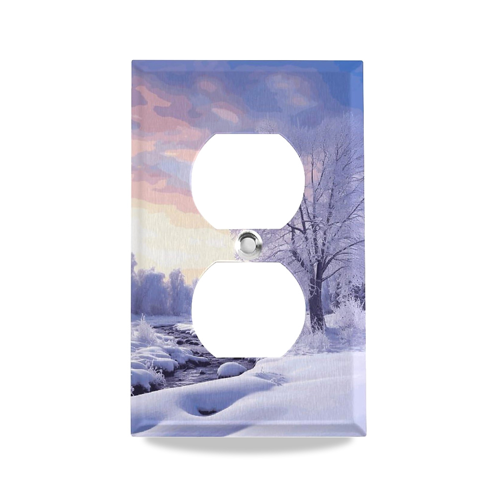 صورة منتج لوحة حائط للمنافذ الكهربائية، اغطية منافذ مزدوجة، غطاء مفتاح اضاءة المناظر الطبيعية، الحائط المزخرفة، لوحات - كود الصنف reemco-2027-1779331 - ماركة يباع من خلال reemco - توريد وتصوير حصري لشركة ريمكو القابضة السعودية