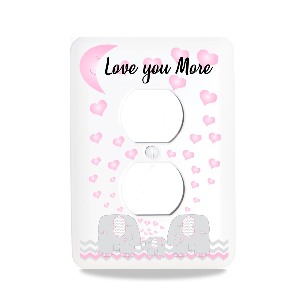صورة منتج غطاء لوحة مفاتيح اضاءة ملهمة لديكور الحائط بعبارة Love you to the moon and back منفذ بريستو وال ديكالز - كود الصنف reemco-2027-1780820 - ماركة يباع من خلال reemco - توريد وتصوير حصري لشركة ريمكو القابضة السعودية