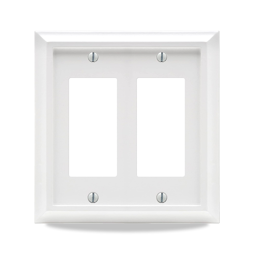صورة منتج Amerelle 2040RRW Deerfield WallPlate ، 2 كرسي هزاز ، خشبي ، أبيض ، عبوة واحدة اميريل – المادة Metal, Wood – 12,2العرض x 13الارتفاع سم - كود الصنف reemco-2027-1781295 - ماركة يباع من خلال reemco - توريد وتصوير حصري لشركة ريمكو القابضة السعودية