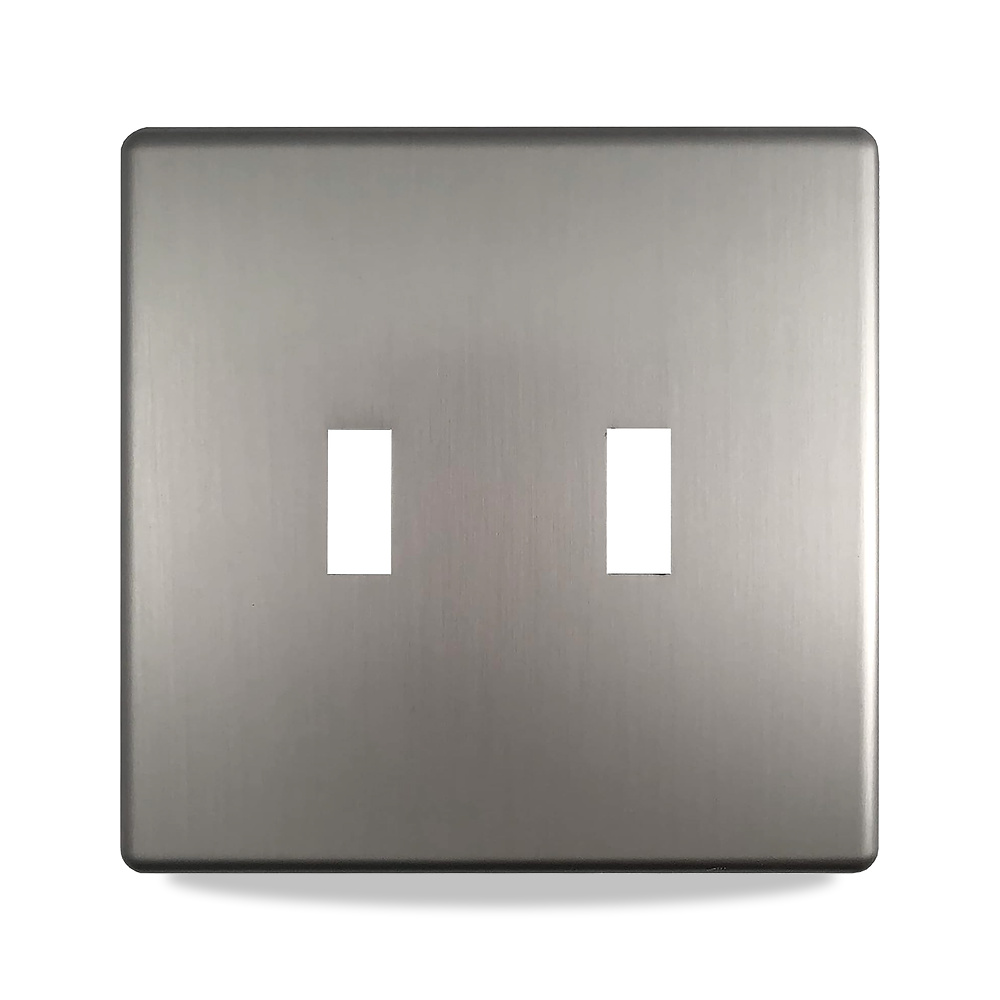 صورة منتج Amerelle 140TTBN Siena Wallplate، 2 تبديل، الفولاذ، النيكل المصقول، عبوة واحدة اميريل – المادة سبيكة فولاذ – اللون نيكل مصقول - كود الصنف reemco-2027-1781312 - ماركة يباع من خلال reemco - توريد وتصوير حصري لشركة ريمكو القابضة السعودية