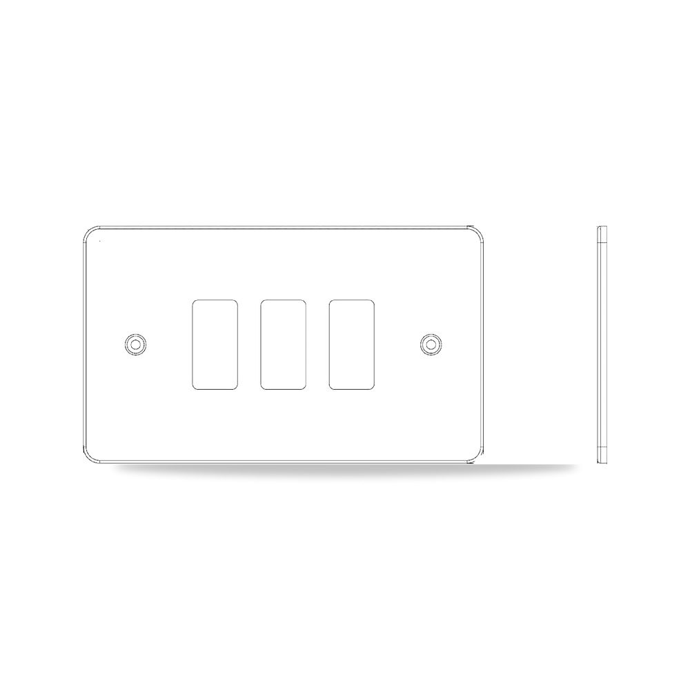 صورة منتج لوحة مسطحة شبكة الجيل الثالث 3G – كروم مصقول - كود الصنف reemco-2027-1781660 - ماركة يباع من خلال reemco - توريد وتصوير حصري لشركة ريمكو القابضة السعودية