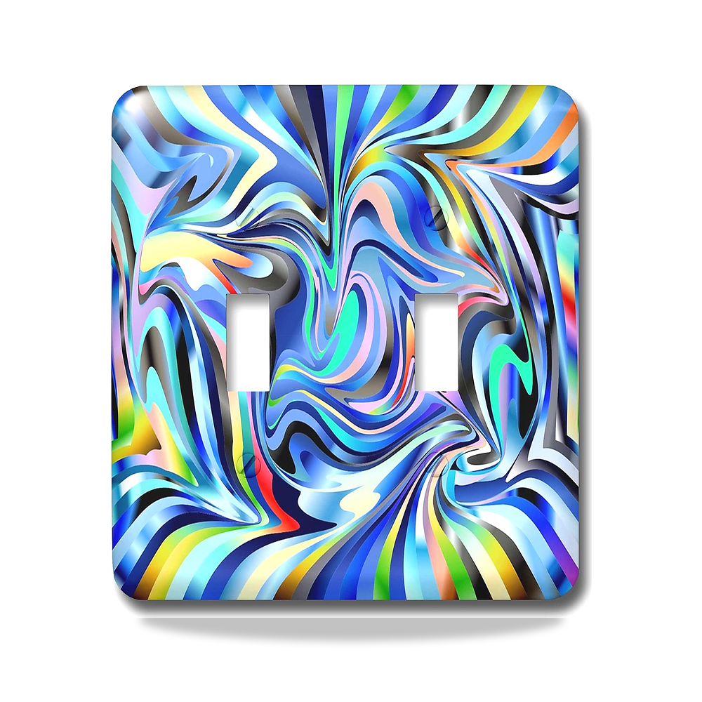 صورة منتج 3D روز مفتاح تبديل باشرطة معدنية ملونة مموجة من lsp_279954_2، مختلط 3دي روز - كود الصنف reemco-2027-1782018 - ماركة يباع من خلال reemco - توريد وتصوير حصري لشركة ريمكو القابضة السعودية