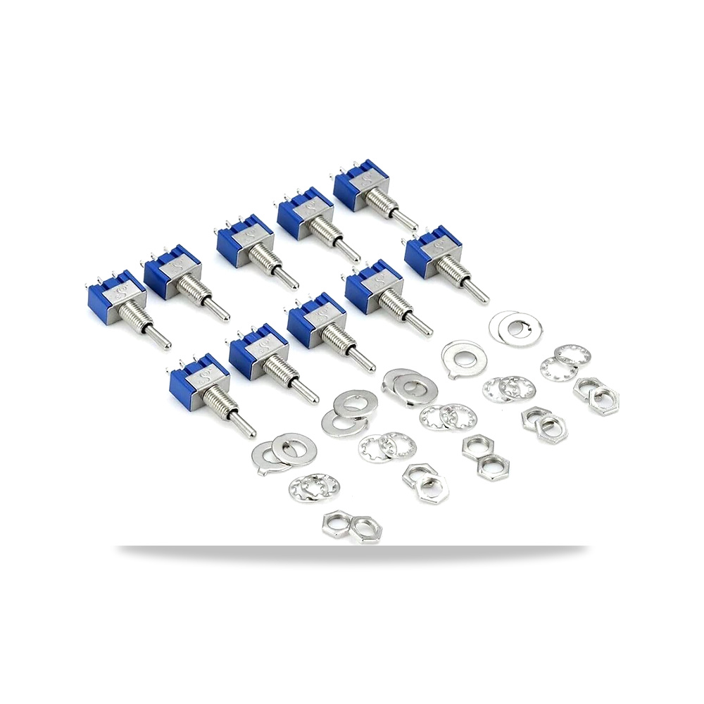 صورة منتج هاي ليتجو 10 قطع 6A/125V 3A/250V تشغيل/إيقاف/تشغيل 3 اطراف 3 مواضع SPDT مفتاح تبديل مفصل واحد MTS-103 - كود الصنف reemco-2027-1782232 - ماركة يباع من خلال reemco - توريد وتصوير حصري لشركة ريمكو القابضة السعودية