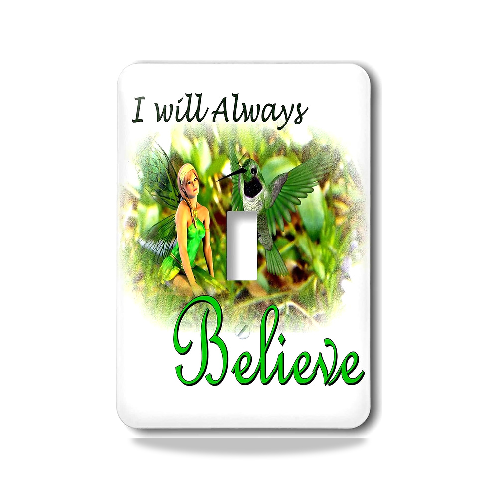 صورة منتج 3D روز مفتاح تبديل بعبارة I Will Always Believe, Fairy and Hummingbird lsp_269413_1، متعدد الألوان 3دي روز - كود الصنف reemco-2027-1782338 - ماركة يباع من خلال reemco - توريد وتصوير حصري لشركة ريمكو القابضة السعودية