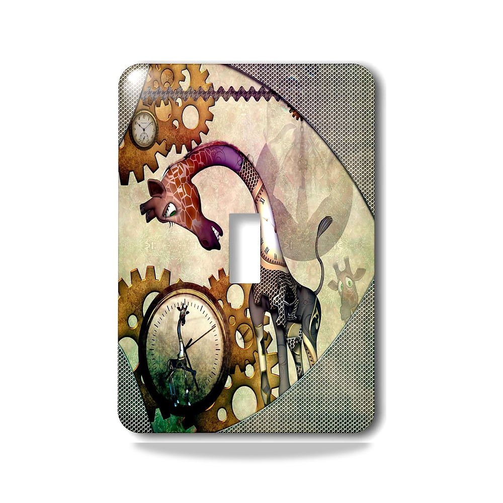 صورة منتج 3D روز lsp_262386_1، تصميم زرافة ستيمبنك لطيف، مفتاح تبديل للساعات والتروس، مختلط 3دي روز - كود الصنف reemco-2027-1782527 - ماركة يباع من خلال reemco - توريد وتصوير حصري لشركة ريمكو القابضة السعودية