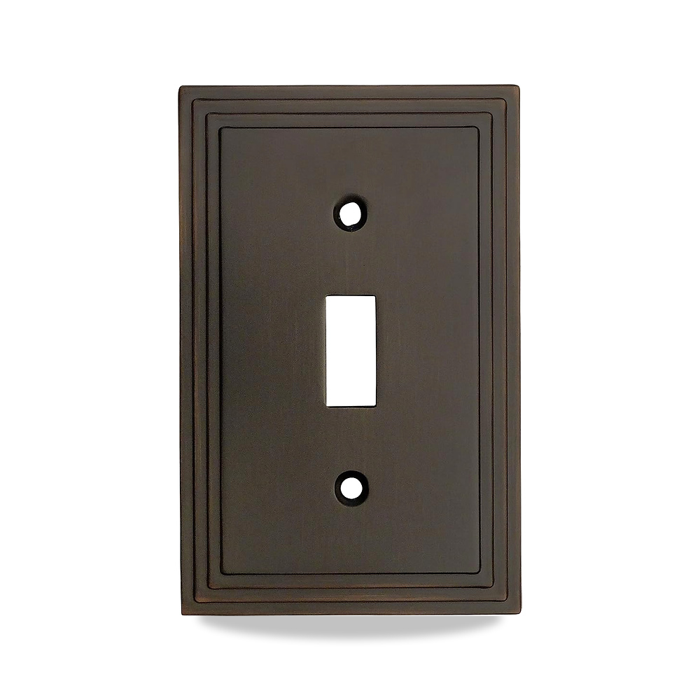 صورة منتج كوزماس 25053-ORB البرونزية المفروكة بالزيت غطاء لوحة تبديل واحدة – المادة معدن – اللون برونز مصقول بالزيت - كود الصنف reemco-2027-1782926 - ماركة يباع من خلال reemco - توريد وتصوير حصري لشركة ريمكو القابضة السعودية
