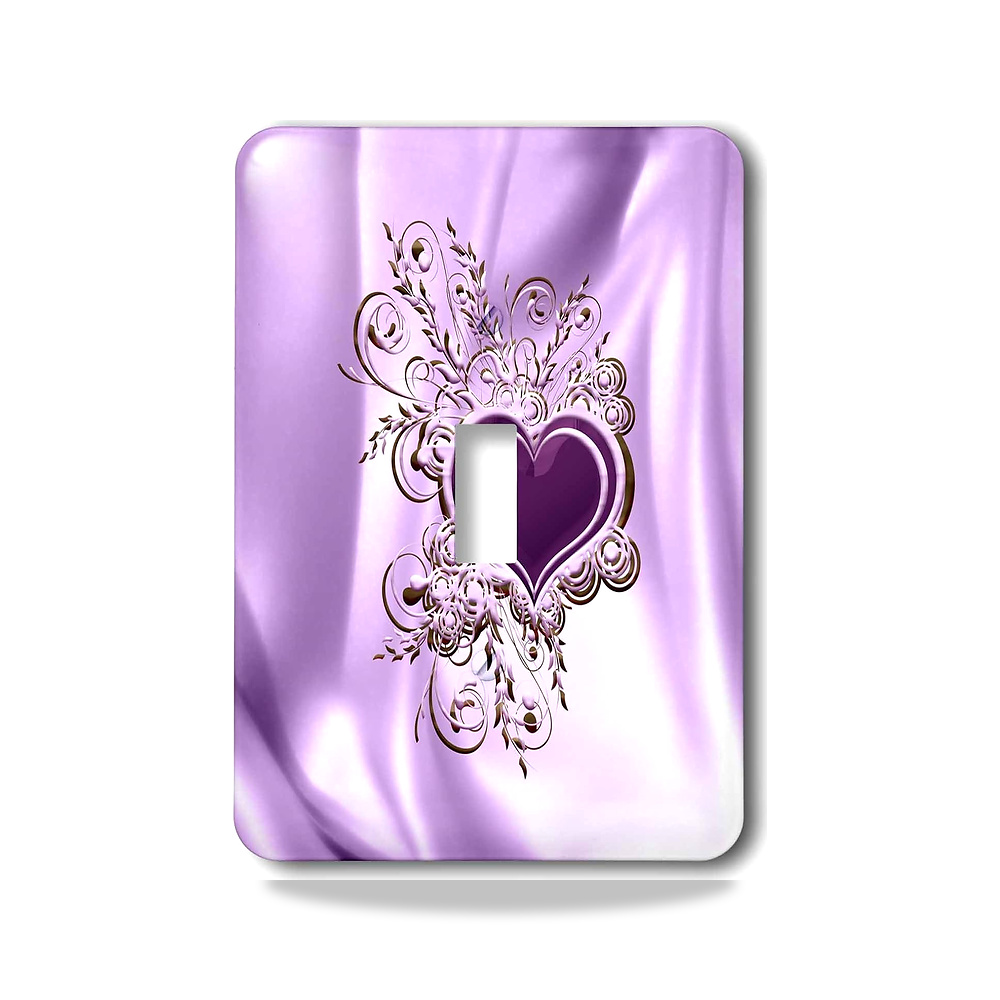 صورة منتج 3D روز lsp_236895_1 مفتاح تبديل انيق على شكل قلب زهري على شكل ساتان لافندر 3دي روز – المادة معدن - كود الصنف reemco-2027-1783094 - ماركة يباع من خلال reemco - توريد وتصوير حصري لشركة ريمكو القابضة السعودية