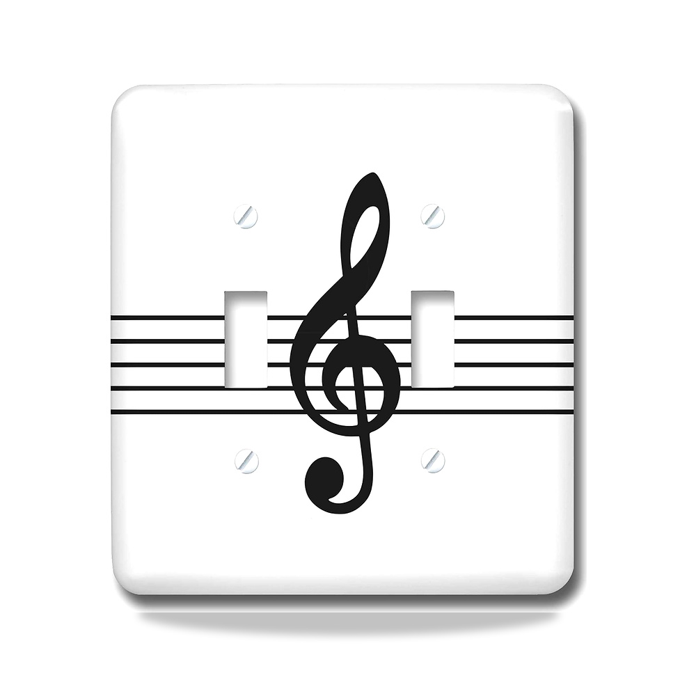 صورة منتج 3dRose lsp_232120_2 Treble G-Clef Staff أبيض وأسود تبديل هدية موسيقية، مختلط 3دي روز – المادة معدن – اللون ألوان متعددة - كود الصنف reemco-2027-1783122 - ماركة يباع من خلال reemco - توريد وتصوير حصري لشركة ريمكو القابضة السعودية