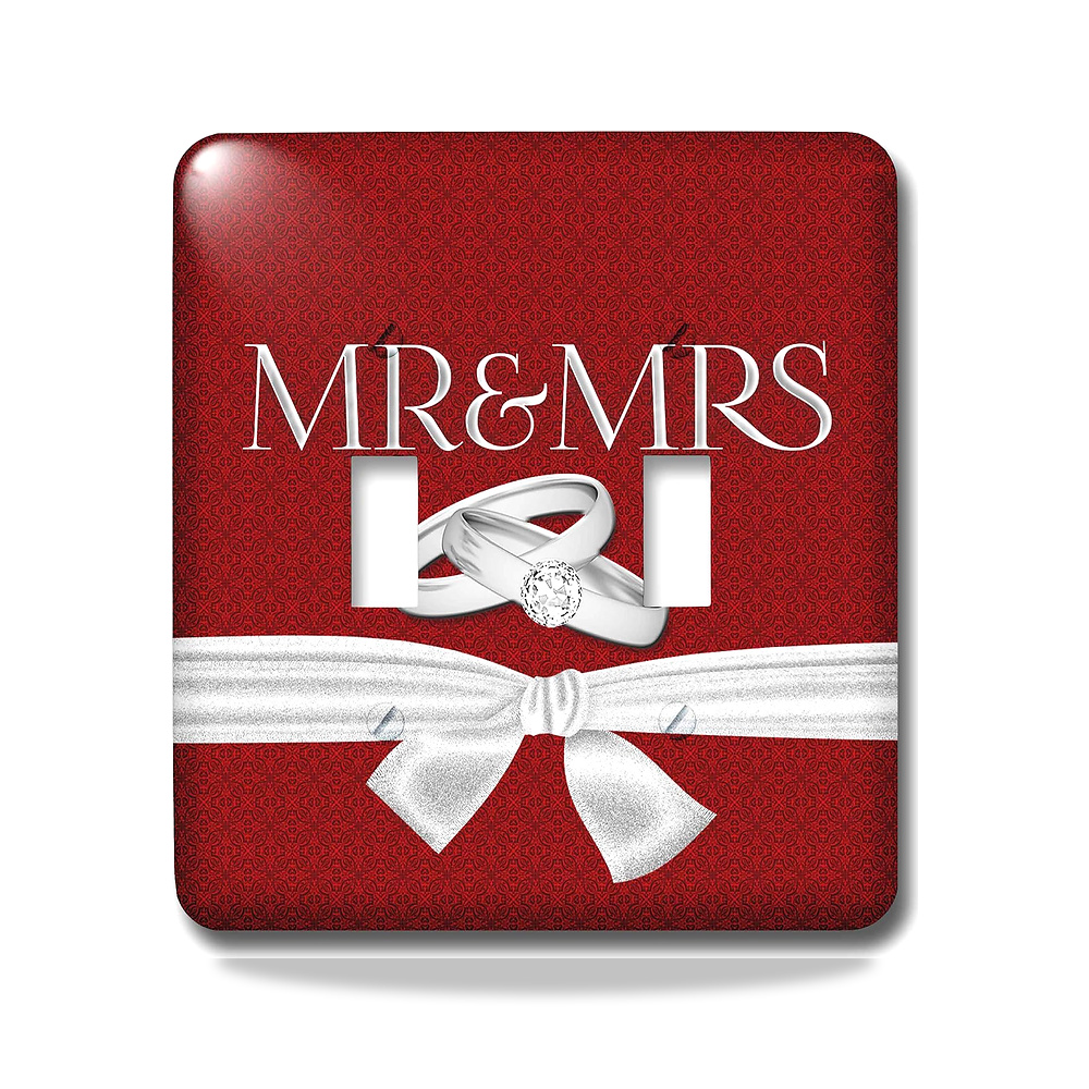 صورة منتج 3dRose lsp_236187_2 Mrs in Red Damask مع خواتم زفاف فضية وشريط تبديل 3دي روز – المادة معدن - كود الصنف reemco-2027-1783149 - ماركة يباع من خلال reemco - توريد وتصوير حصري لشركة ريمكو القابضة السعودية