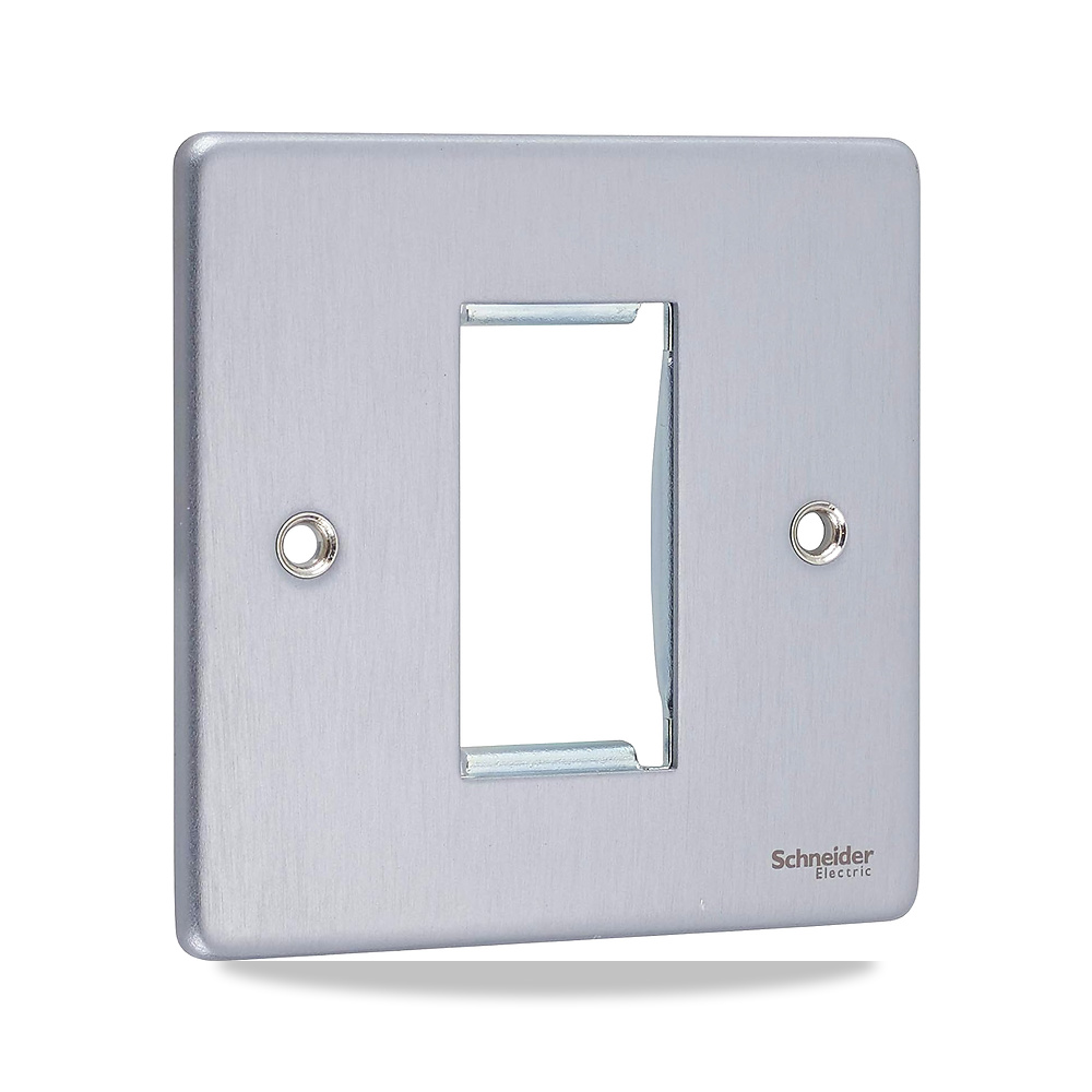 صورة منتج شنايدر ايليكتريك GU8550BC Ultimate Euro Modular Low Profile Plate 1 عصابة من الكروم المصقول شنايدر الكتيريك - كود الصنف reemco-2027-1783344 - ماركة يباع من خلال reemco - توريد وتصوير حصري لشركة ريمكو القابضة السعودية