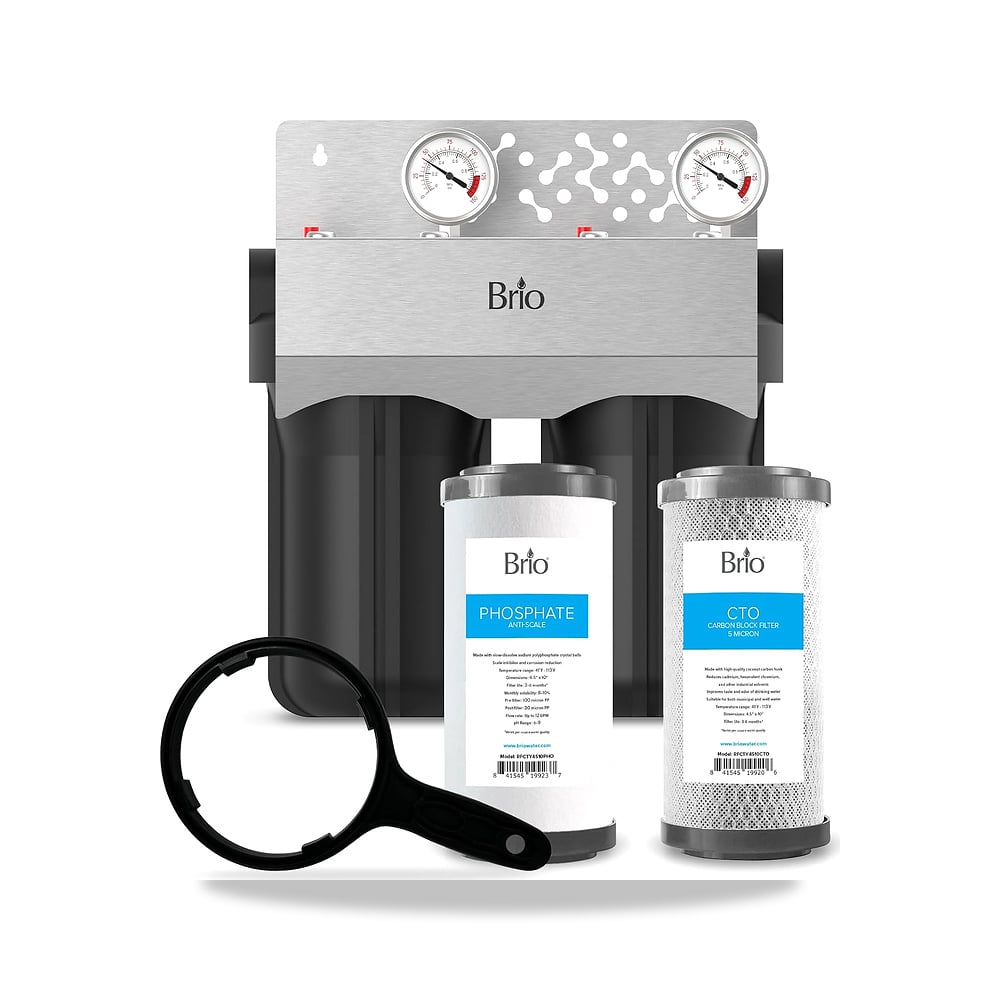 صورة منتج بريو نظام ترشيح منزلي كامل من مرحلتين، مضاد للقياس، 720 جالون في الساعة، فلاتر 4.5 انش × 10 موديل FSWH210PHO - كود الصنف reemco-2027-1789104 - ماركة يباع من خلال reemco - توريد وتصوير حصري لشركة ريمكو القابضة السعودية
