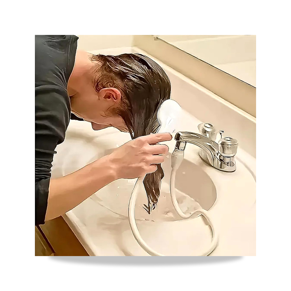صورة منتج ملحق خرطوم حوض محمول من اكس سبرينج، دش مقاوم للضغط العالي مع موصل مضاد للانزلاق، بخاخ متعدد الوظائف للعناية - كود الصنف reemco-2027-1790578 - ماركة يباع من خلال reemco - توريد وتصوير حصري لشركة ريمكو القابضة السعودية